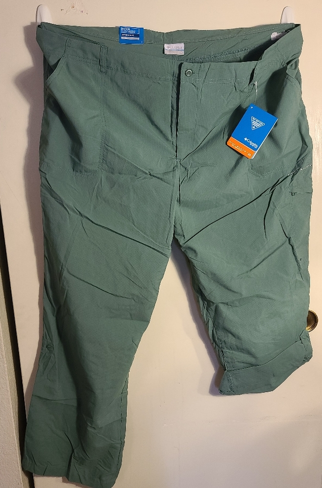Columbia Womens Plus Size Aruba Roll Up Pants